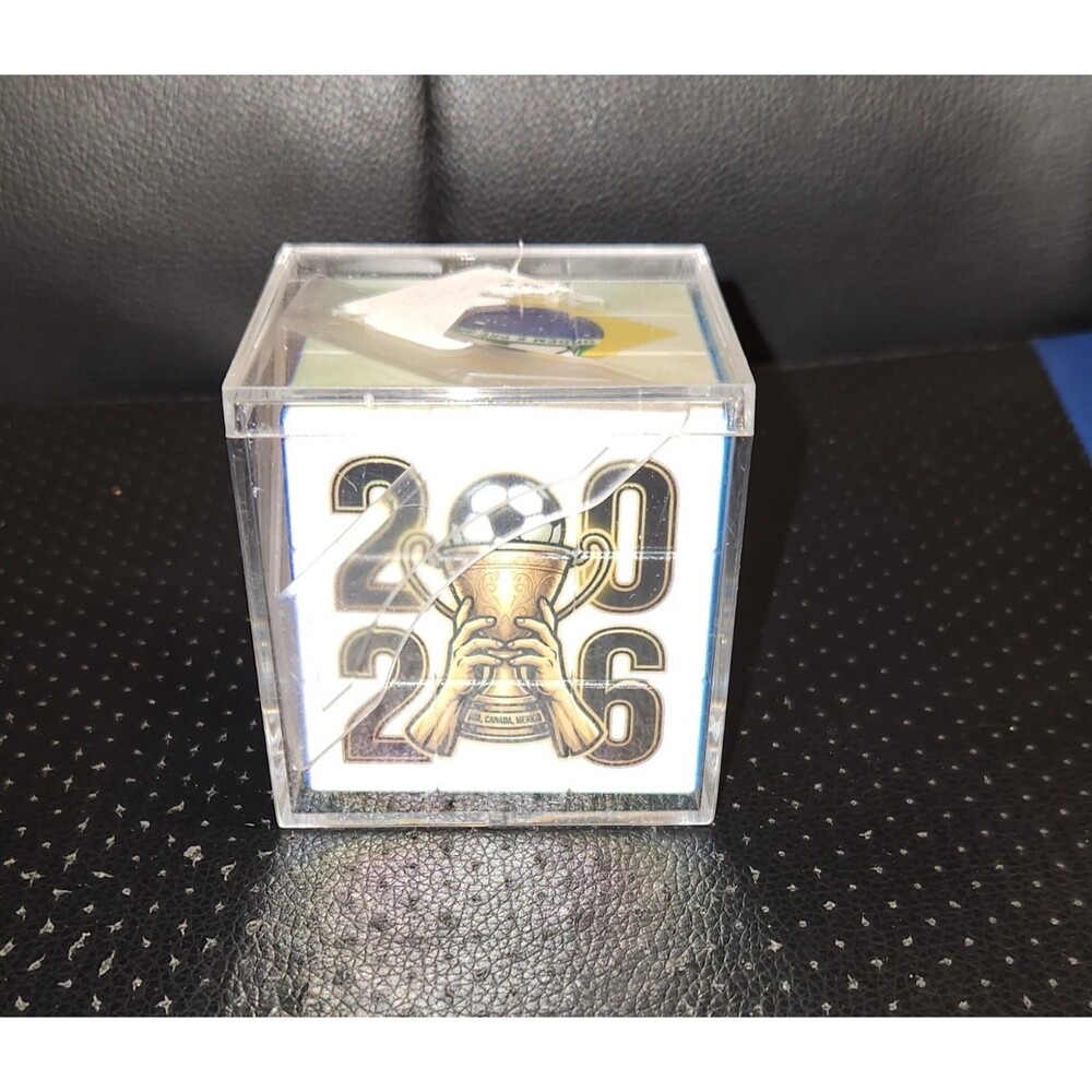 2026 World Cup Soccer Soccer Puzzle Cube United North America Memorabilia In Cas